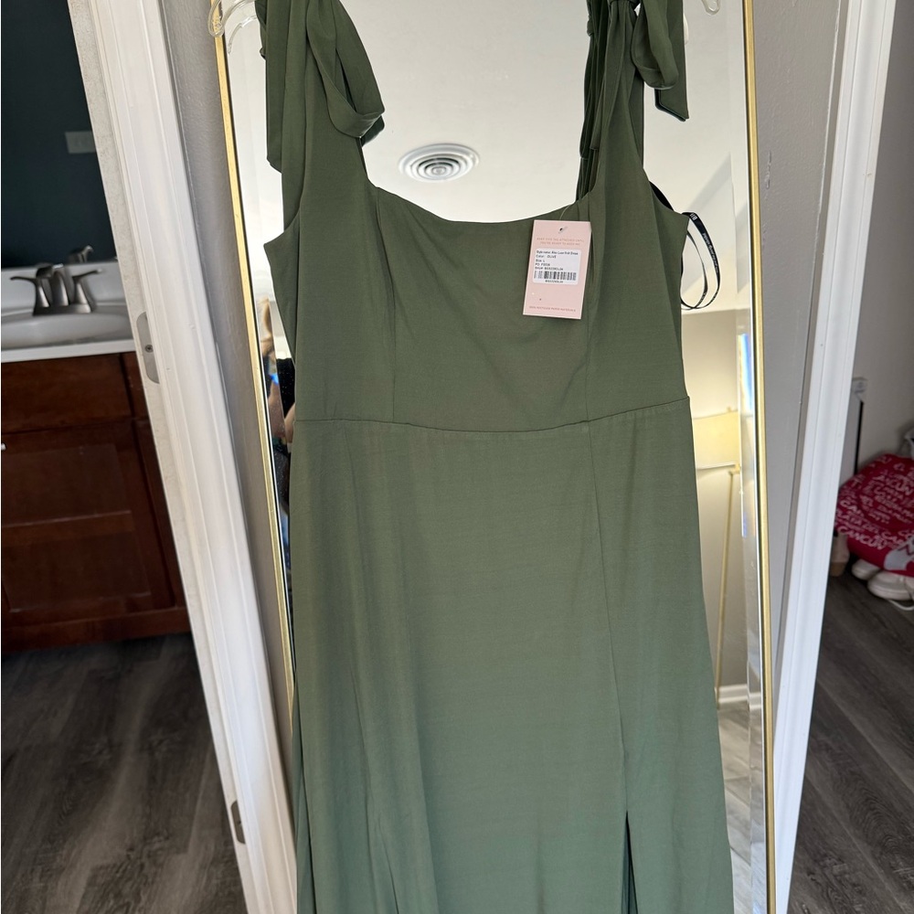 Birdy Grey Alex Convertible Lux Knit Olive Dress